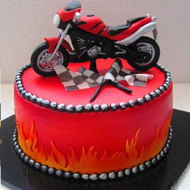 Торт красный мотоцикл купить - чебоксары.сладкоежкин.рф