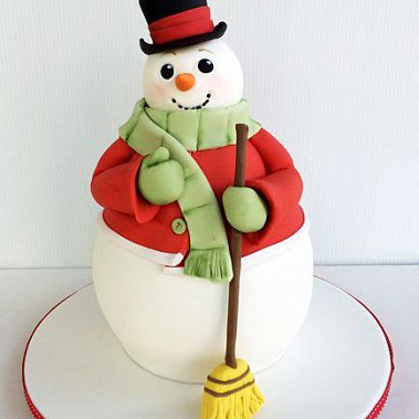 Торт добрый снеговик купить - чебоксары.сладкоежкин.рф